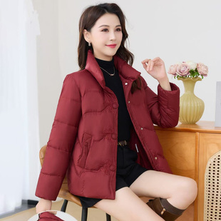 嘉兴平湖羽绒服女款2025新款冬季九江时尚洋气短款巨好看外套