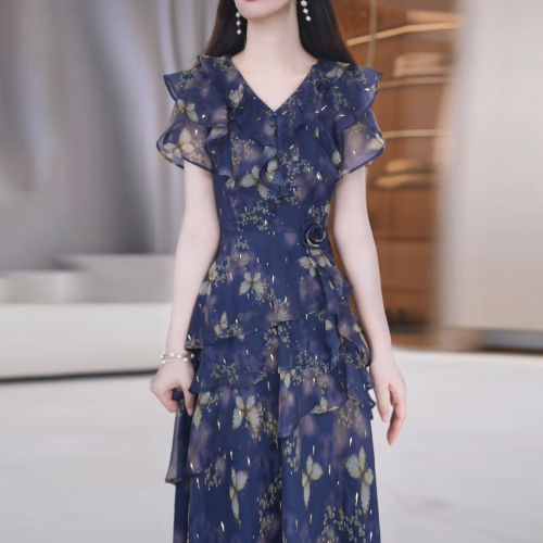 高端连衣裙2026新款女夏十三行爆款巨好看气质碎花时尚轻奢高级感