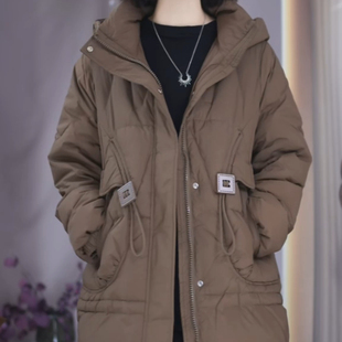 嘉兴平湖羽绒服女冬季2025新款今年流行爆款巨好看大码胖MM外套