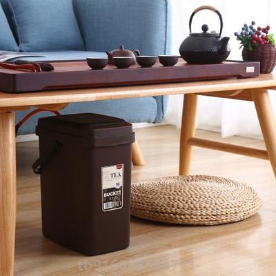 废水小号客厅茶水桶纯色高端茶水桶一键家用大容茶台茶道公室滤网