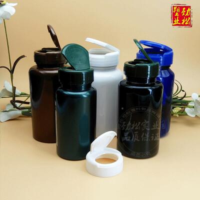 ds绿色毫m升l囊100保健品hdpe医胶-钙片JHB半翻盖pet塑料子