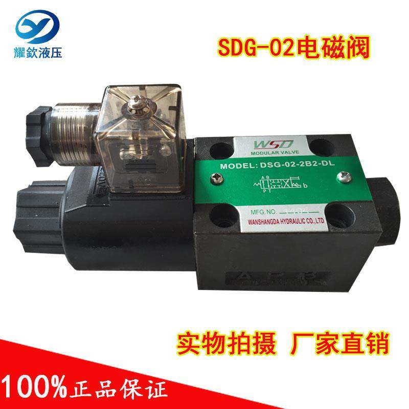 WSD液压阀电磁阀DSG-02-2B2/2B2B/2B3/2B3B-A220/D24电磁换向阀