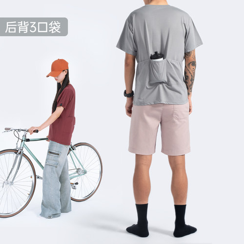 GIIKOM凉感短袖骑行T恤