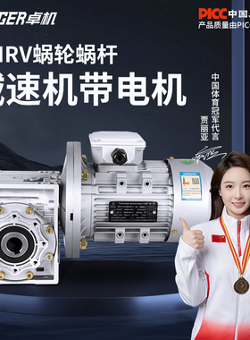 NMRV蜗轮蜗杆减速带电机涡轮减速器涡轮蜗杆减速机电机一体变速箱