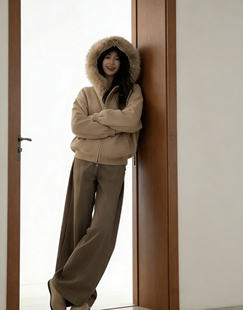 2025新款 复古高级感慵懒风韩系宽松针织毛衣女秋冬小个子上衣