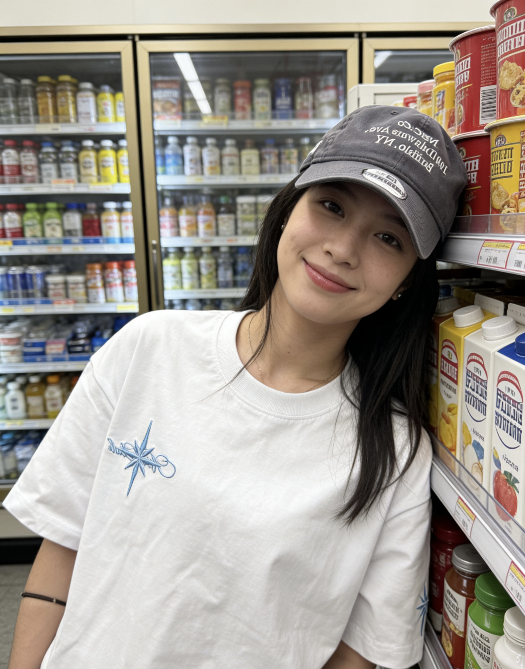 ATRY北极星花体刺绣T恤男款春季新款潮牌撞色字母印花短袖打底衫图片