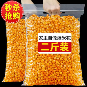 爆米花专用玉米粒球形爆裂玉米自