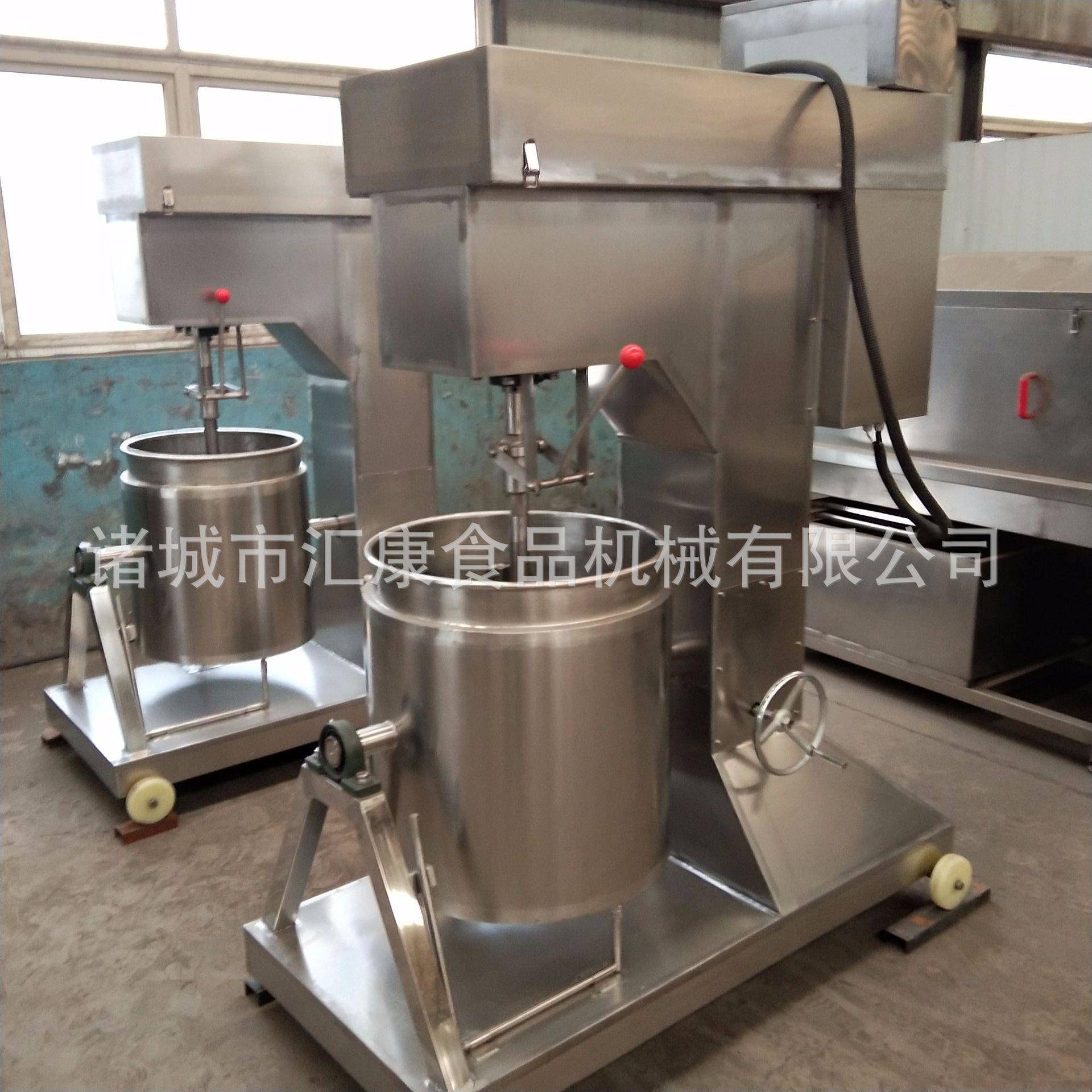 机械调生产变频速打机 卧式丸料浆搅拌机 红肠DXH料子真空打浆机