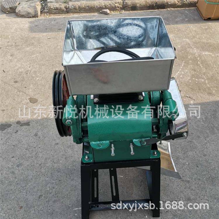 对式辊大产量黄豆压497扁 农作物粮食挤扁机机玉米高 粱破碎机