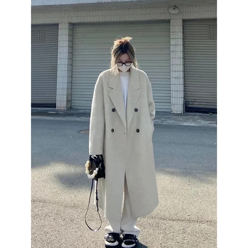 高级感毛呢外套女2024秋冬新毛呢外套