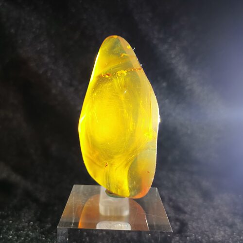 白垩纪亿年净水蓝珀裸石 blue pepper天然琥珀 珠宝原料 礼品珠宝