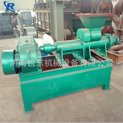 秸秆煤泥碳粉制棒机 新型炭粉成型机 节能空心煤棒机设备