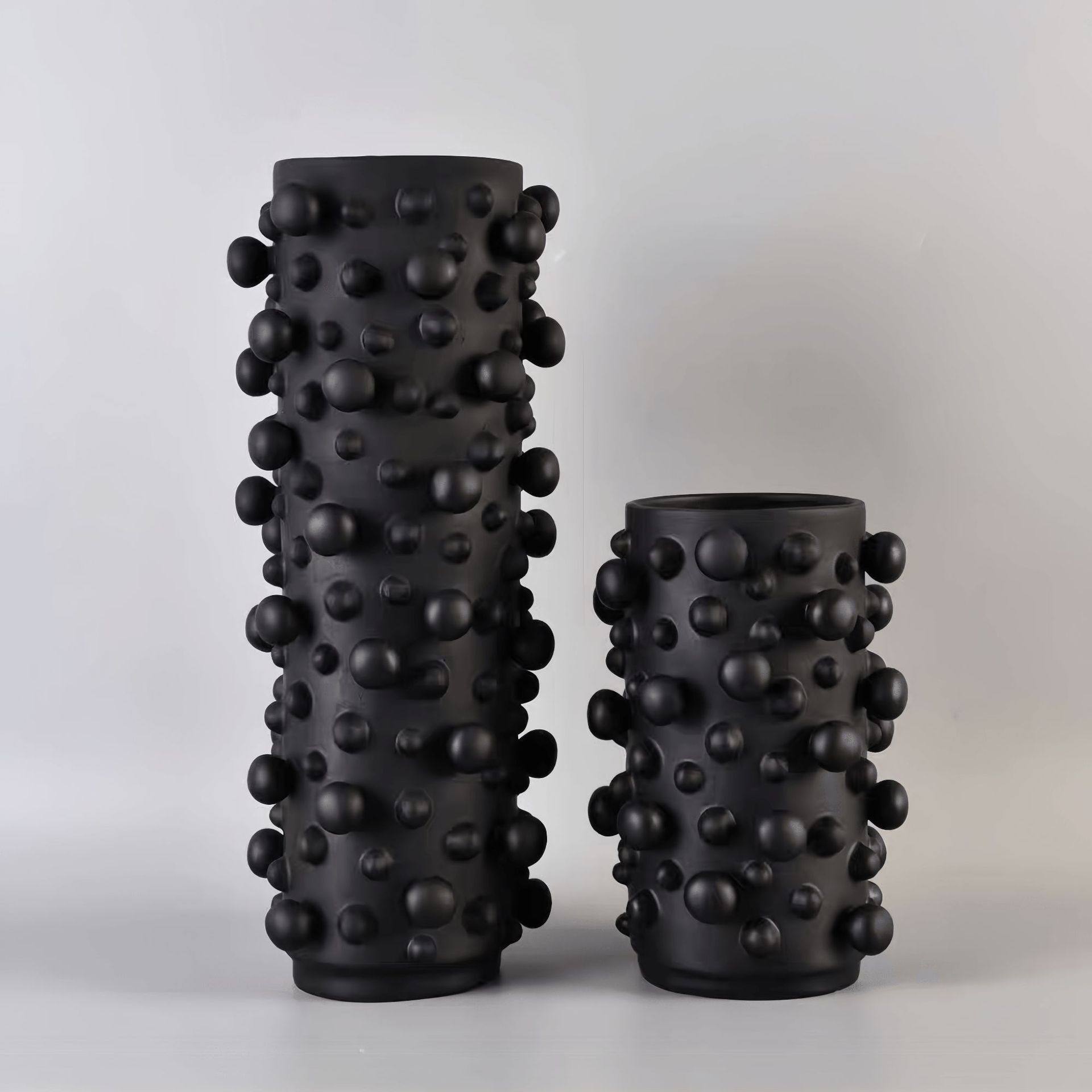 现代简约折线叶纹花瓶黑白树刺树脂大花器民宿酒店样板房摆件,橡塑材料及制品,其他塑料制品,淘宝优惠券,粉丝福利购,淘宝优惠卷