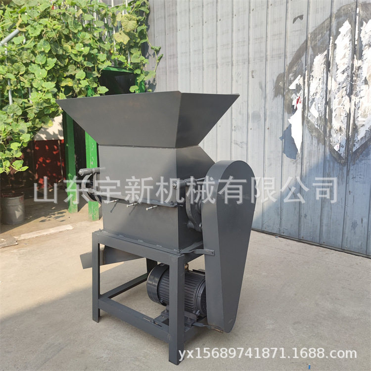 燕麦压扁机小型家用豆扁机 对辊式麦冬玉米压片机