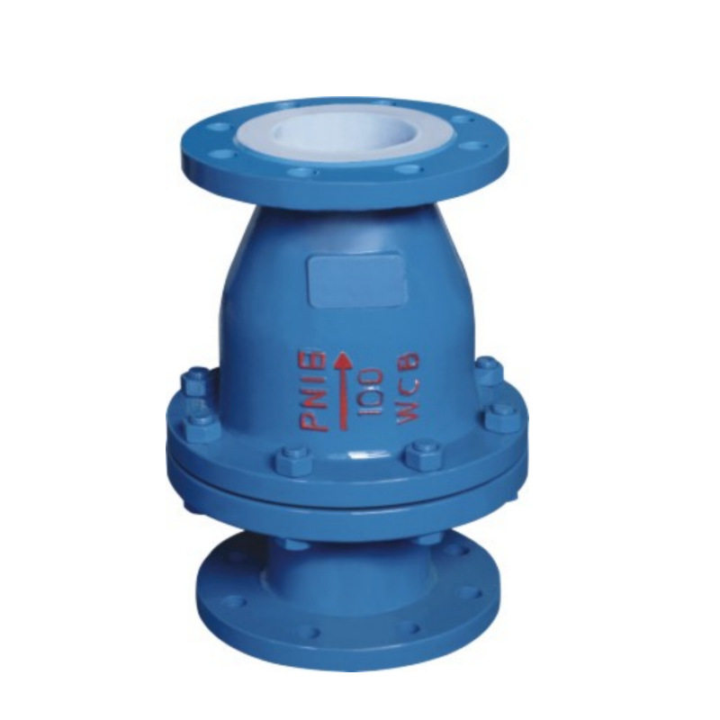 旋启式衬氟法兰止回阀  铸钢止回阀 H44F46-10C DN150