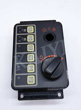 挖机现代R215/225/305/375-7新款大灯雨刮油门旋钮21N8-20506