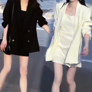 欧货爆款西装时尚套装女春季2025新款高级感盐系外套短裙两件套潮