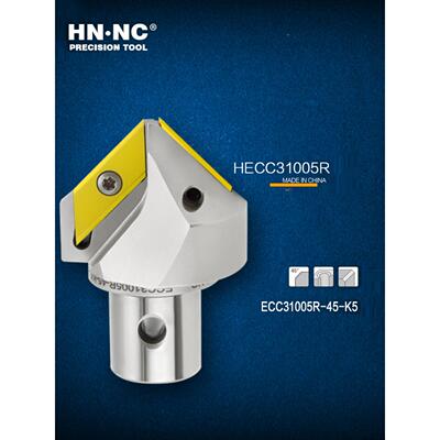 海纳HECC31005R-45-K5模块式45度倒角铣刀杆XCET310404ER数控刀片