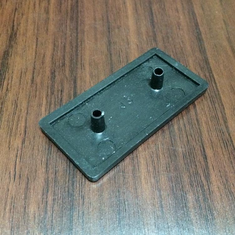 工业铝型材专用黑色封盖，截面端盖，3060型材堵头，塑料盖板