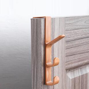 门后挂钩门上衣服挂架免打孔免钉挂衣架单个塑料卡夹门勾3cm4厘米