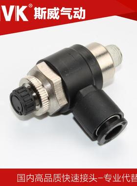 SIVK气动大流量节流调速阀AS3201F-01-10S/06S AS3201F-02-08/12S