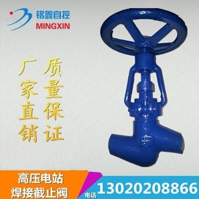 J61Y-320电站蒸汽高温高压铸钢对焊截止阀碳钢焊接截止阀DN80 125