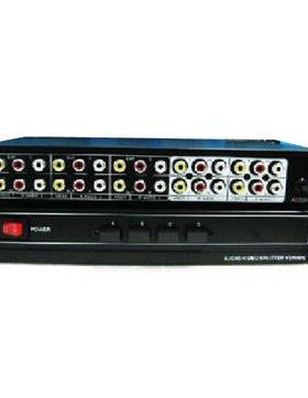 仝丽 VSW4P6 四进六出 音视频分配器 4进6出 音视频切换器