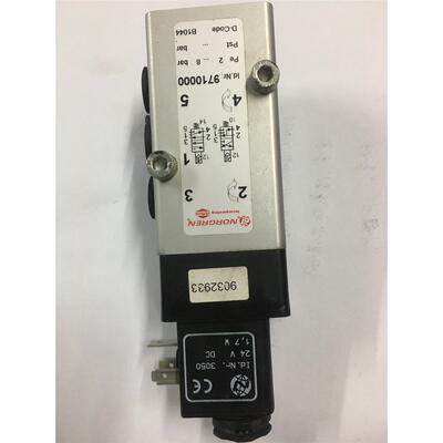 诺冠NORGREN海隆HERION电磁阀换向阀9710000全新真品DC24秒发货