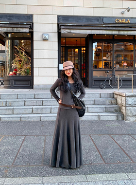 【DaqianwithU  01/15 20:00】 锁温打底T恤垂感针织半身裙套装