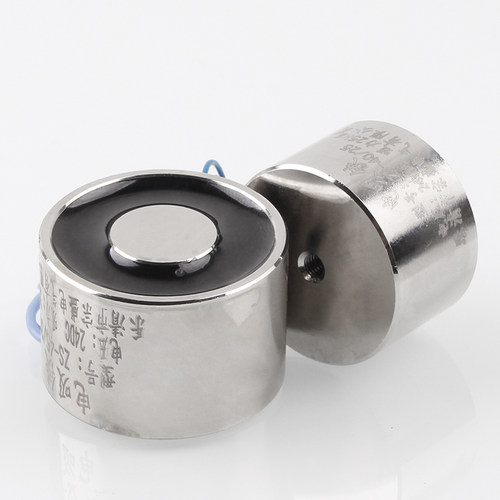 电磁铁吸盘ZS-45/30直流电吸铁DC12V 24V吸力40公斤 微型电磁吸盘