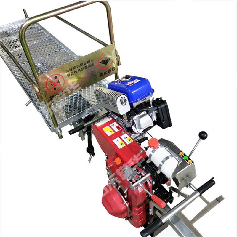 轨道运输车农用单轨运输车山地轨道运输车木材建筑V材料运送轨道