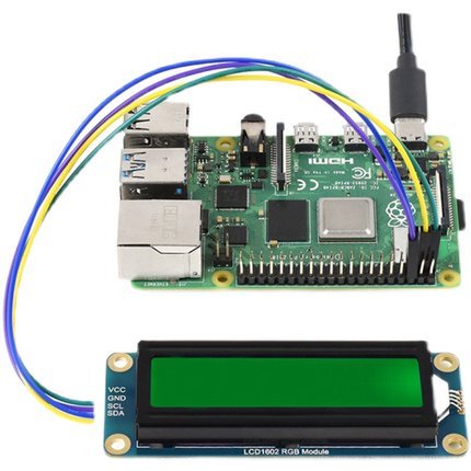 树莓派Raspberry Pi 4B/Pico 单片机LCD1602液晶屏 I2C彩色显示屏