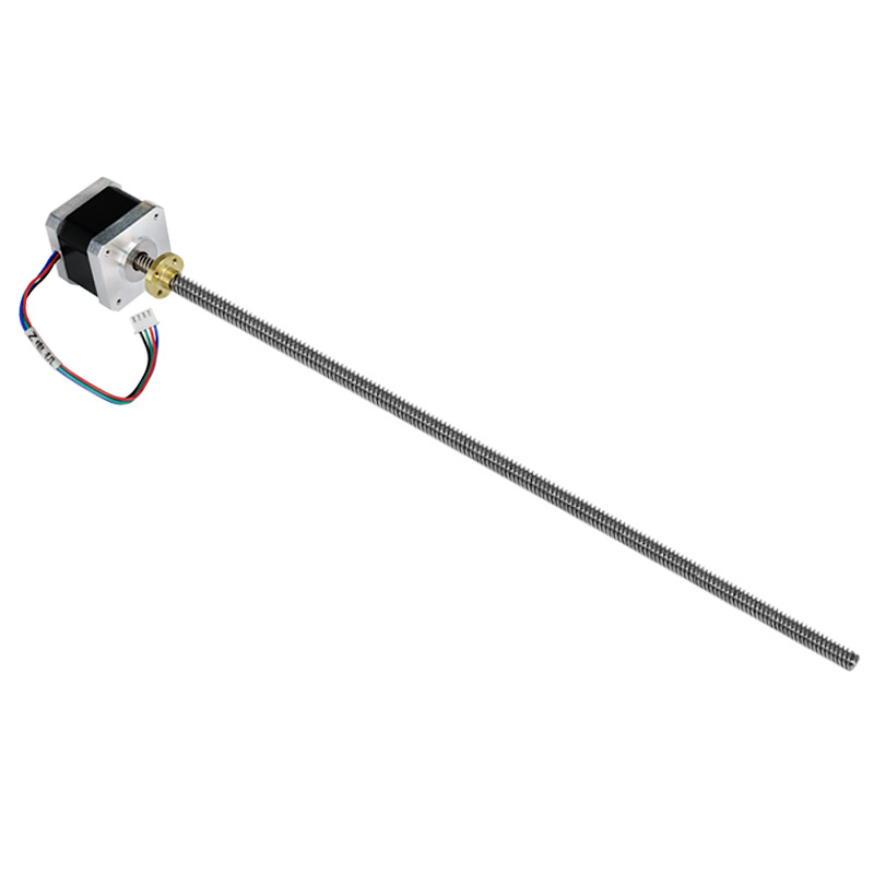 3D打印机丝杆电机T8不锈钢丝杆电机步进马达380MM丝杆