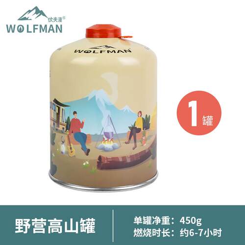 户外扁气罐高原高山露营瓦斯瓶便携式野外炉具卡式炉然气煤小气罐