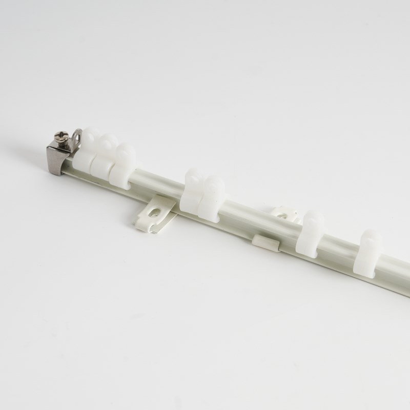 超薄弯直窗帘轨道窗帘杆顶装侧装单轨双轨直轨铝合金导.轨路轨滑