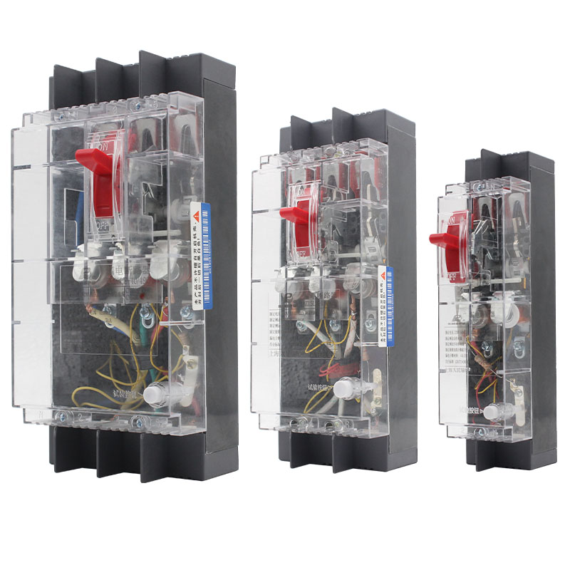 DZ15LE-40A63A100A三相四线透明漏电开关4P断路器漏电Z保护器家用
