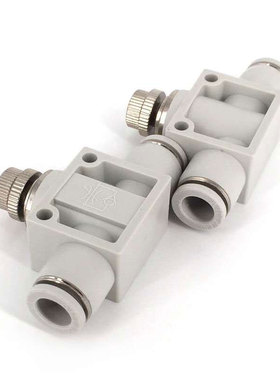 亚德客型调速阀PSA4/PA6/PA8/PA10/PA12/PA16管子接头管道节流阀