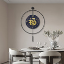 静音壁挂表 饰时钟表挂墙创意中式 字钟表客厅家用挂钟约餐厅装 新品