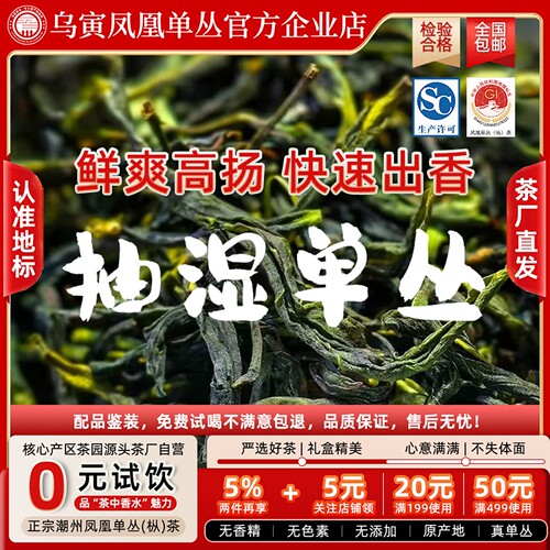 正宗凤凰单丛春茶老枞抽湿工艺