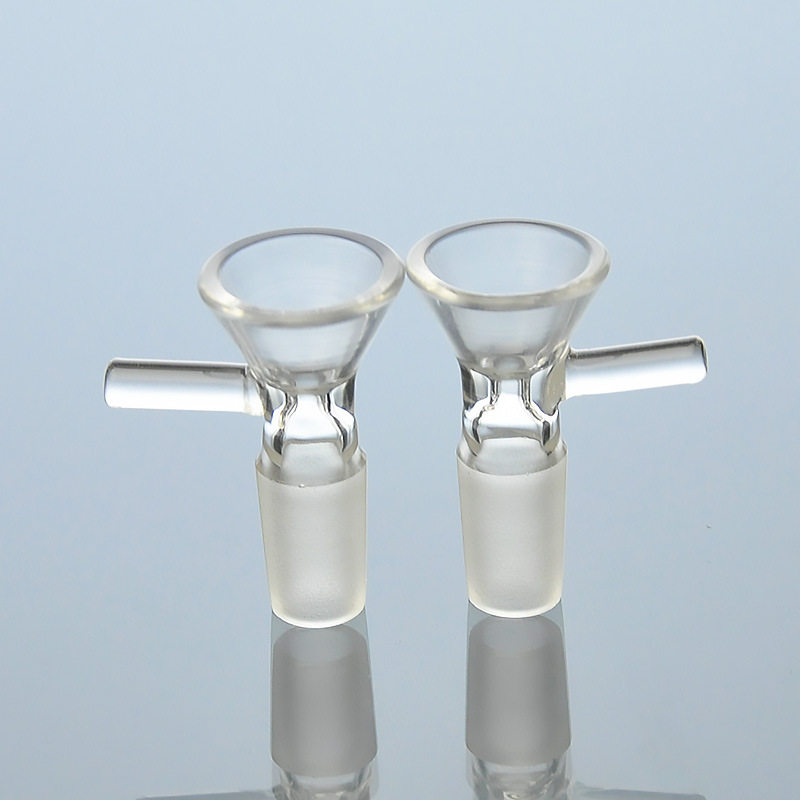 跨境高5cm玻璃烟斗14mm塞高硼硅玻璃烟锅烟嘴小斗烟枪水烟壶配件