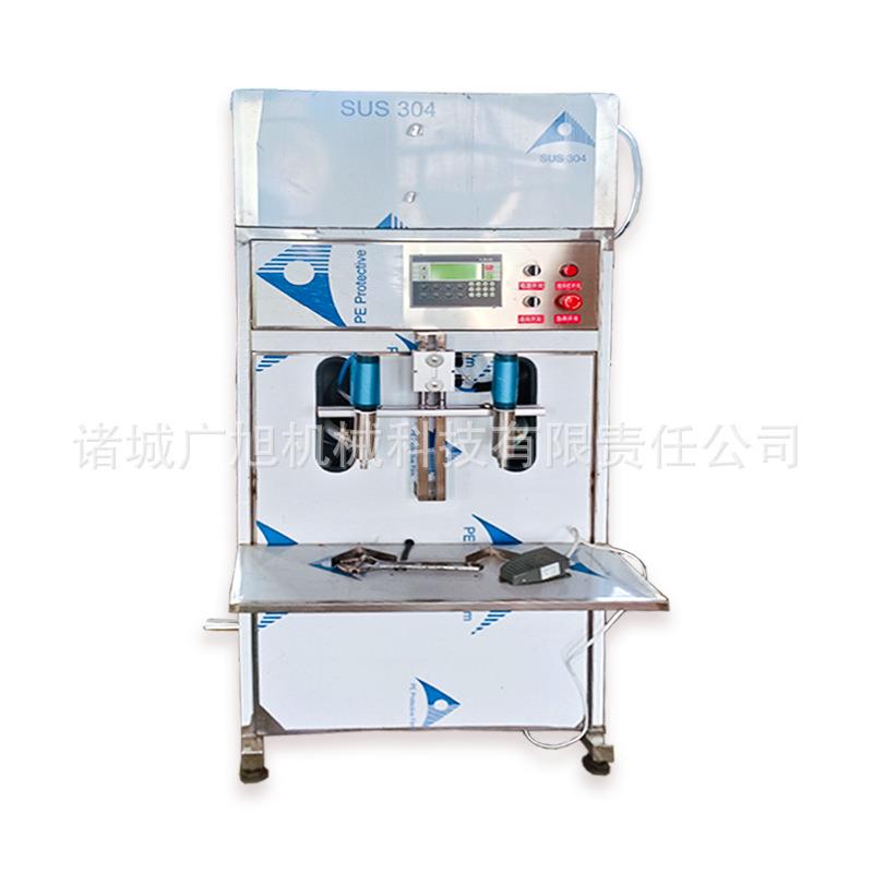 双头自流灌装机小型双头食用油润滑油定量液体灌装机灌装机厂家