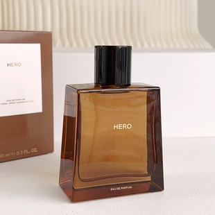 外贸香水Hero英雄骏勇之心香水EDP男士持久留香高级感木质香100ml