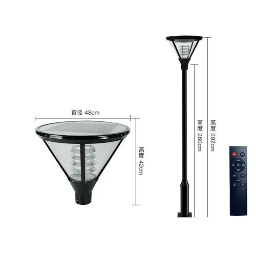 邦庭厂家供应公园小区LED景观灯方形太阳能庭院灯柱广场工程照明