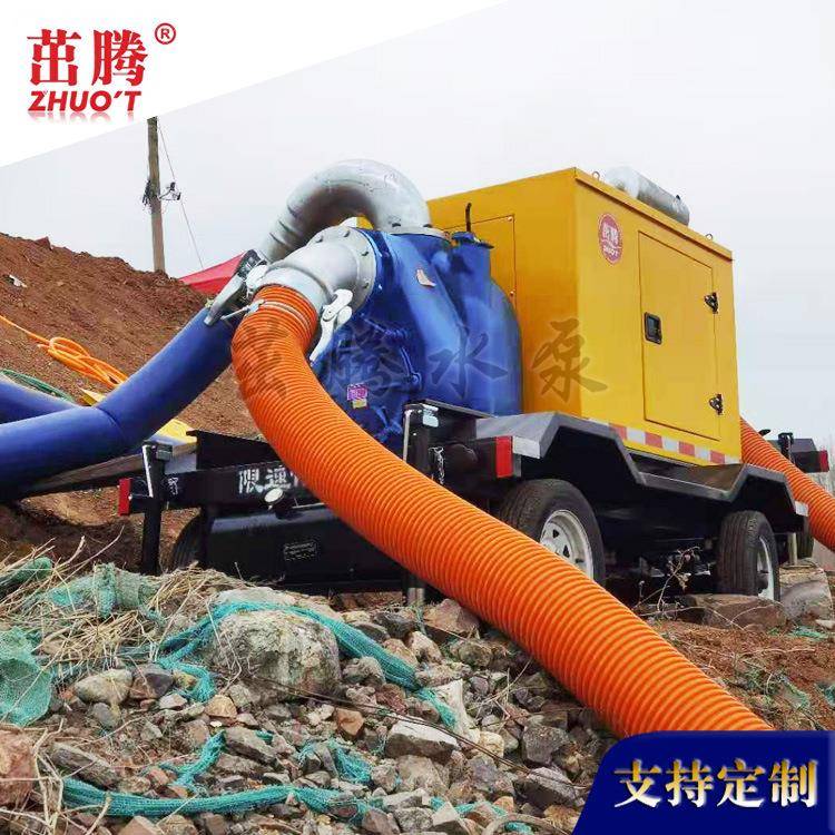 柴油抽水泵车500立方米管道抽污泵窨井维护自吸式污水泵车批