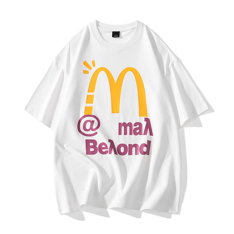 paulo lasas/保罗·劳萨斯春季t恤小众感休闲短袖印花字母上衣服