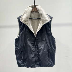 直播间同款时尚休闲座山雕保暖立领马甲潮牌男士冬季加绒无袖外套