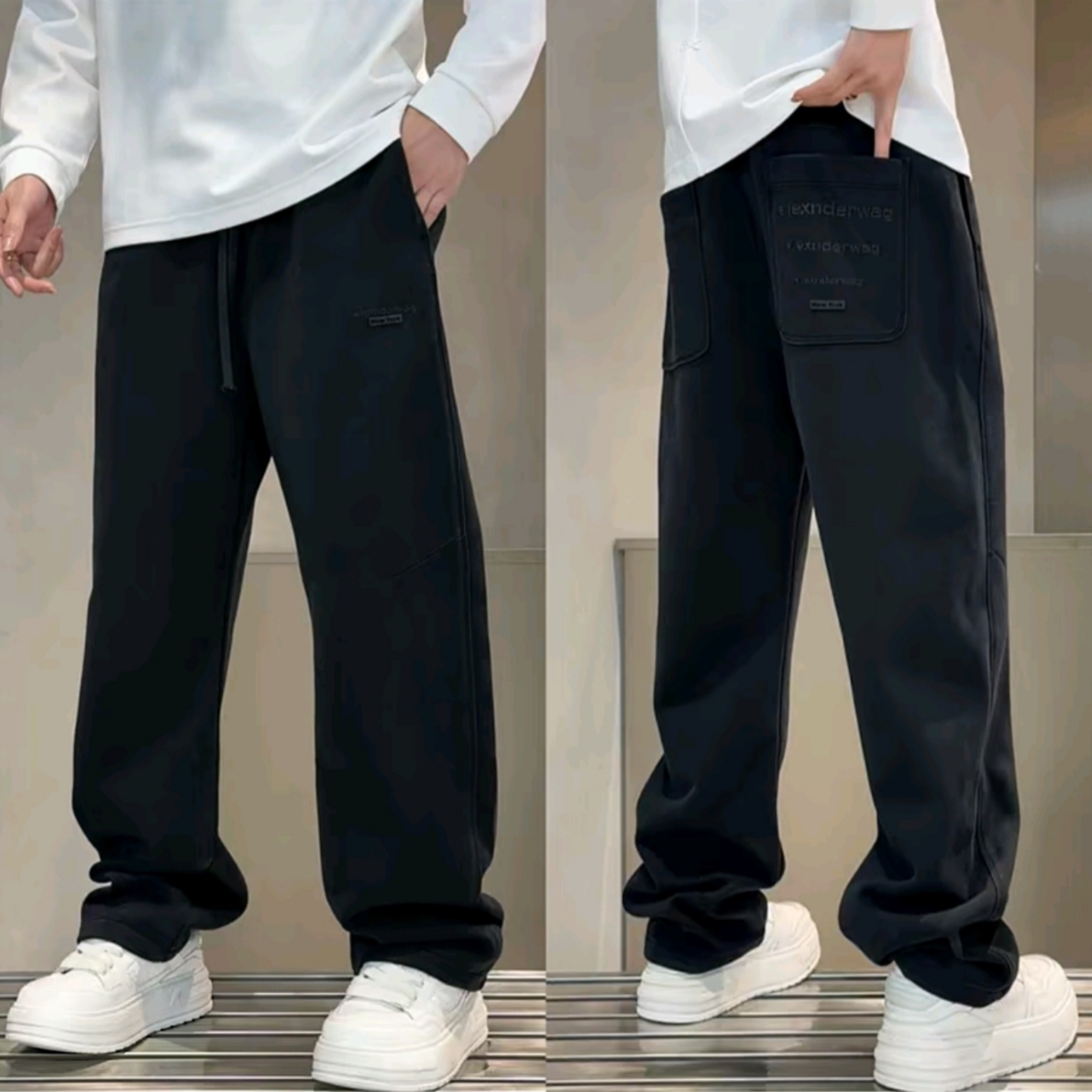 秋季男士潮流直筒休闲裤男士