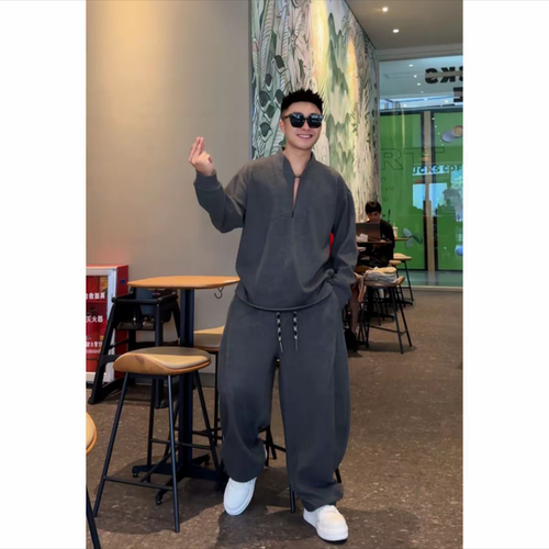 秋季新款男士时尚休闲套装