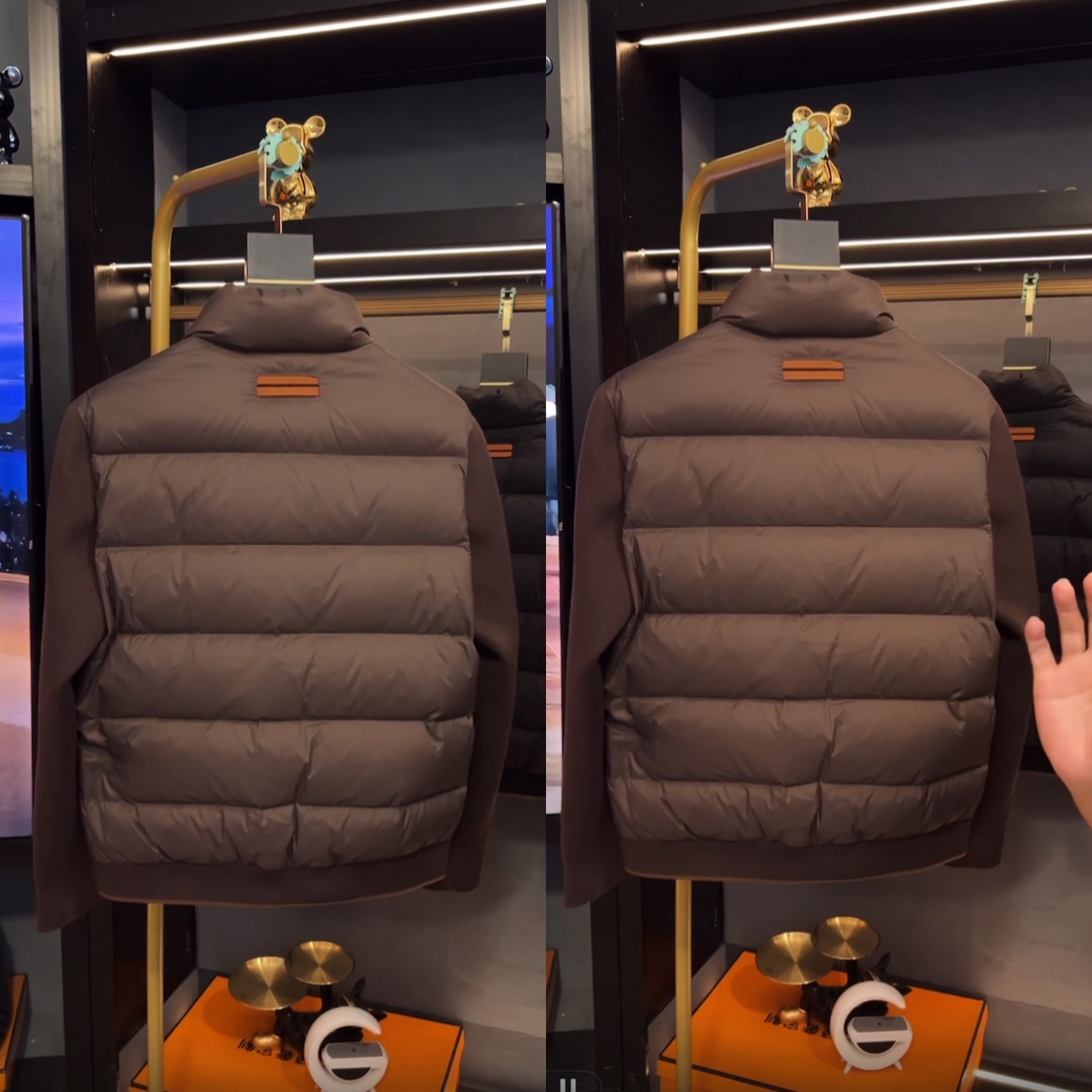 冬季新款轻奢时尚立领棉服男