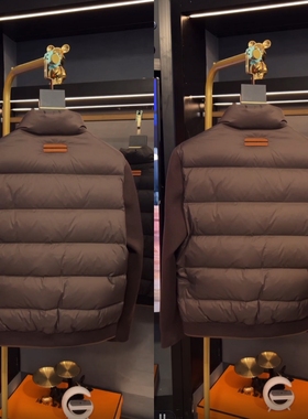 【直播间同款】冬季新款轻奢时尚立领棉服男士拼接设计感保暖外套